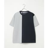 フクレジャガードワッフル切り替えTシャツ | ikka  | 詳細画像4 