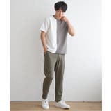 フクレジャガードワッフル切り替えTシャツ | ikka  | 詳細画像5 