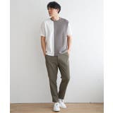 フクレジャガードワッフル切り替えTシャツ | ikka  | 詳細画像6 