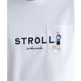 ポンチ刺繍ポケットTシャツ  | ikka  | 詳細画像15 