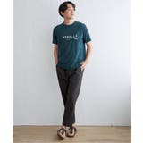 ポンチ刺繍ポケットTシャツ  | ikka  | 詳細画像5 