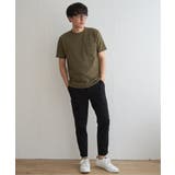 ヘリンボンフクレジャカードTシャツ | ikka  | 詳細画像8 