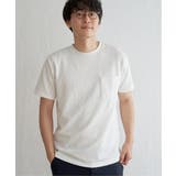 ヘリンボンフクレジャカードTシャツ | ikka  | 詳細画像18 