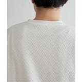 ヘリンボンフクレジャカードTシャツ | ikka  | 詳細画像21 