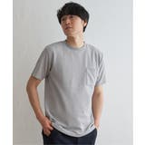 グレー | ヘリンボンフクレジャカードTシャツ | ikka 