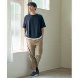 【吸水速乾】ドライ鹿の子5分袖レイヤードTシャツ | ikka  | 詳細画像5 