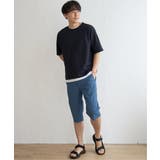 【吸水速乾】ドライ鹿の子5分袖レイヤードTシャツ | ikka  | 詳細画像8 