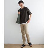 【吸水速乾】ドライ鹿の子5分袖レイヤードTシャツ | ikka  | 詳細画像11 