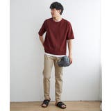 【吸水速乾】ドライ鹿の子5分袖レイヤードTシャツ | ikka  | 詳細画像13 