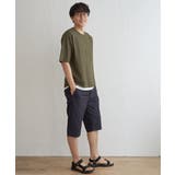 【吸水速乾】ドライ鹿の子5分袖レイヤードTシャツ | ikka  | 詳細画像15 