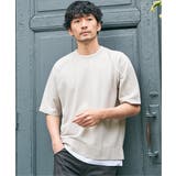 【吸水速乾】ドライ鹿の子5分袖レイヤードTシャツ | ikka  | 詳細画像18 