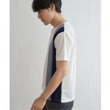 【接触冷感／親子コーデ】速乾COOL縦切り替えTシャツ | ikka  | 詳細画像8 