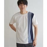 【接触冷感／親子コーデ】速乾COOL縦切り替えTシャツ | ikka  | 詳細画像10 
