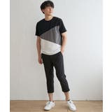【接触冷感/親子おそろい】速乾COOL斜め切り替えTシャツ | ikka | 詳細画像8