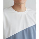 【接触冷感/親子おそろい】速乾COOL斜め切り替えTシャツ | ikka | 詳細画像17
