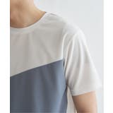 【接触冷感/親子おそろい】速乾COOL斜め切り替えTシャツ | ikka | 詳細画像18