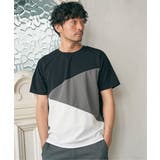 【接触冷感/親子おそろい】速乾COOL斜め切り替えTシャツ | ikka | 詳細画像2