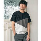 【接触冷感/親子おそろい】速乾COOL斜め切り替えTシャツ | ikka | 詳細画像3
