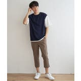 【接触冷感／親子コーデ】速乾COOLフェイクベストTシャツ | ikka  | 詳細画像8 