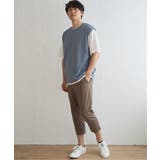 【接触冷感／親子コーデ】速乾COOLフェイクベストTシャツ | ikka  | 詳細画像15 