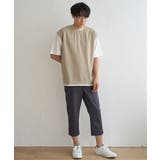 【接触冷感／親子コーデ】速乾COOLフェイクベストTシャツ | ikka  | 詳細画像17 