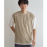 【接触冷感／親子コーデ】速乾COOLフェイクベストTシャツ | ikka  | 詳細画像23 