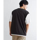 【接触冷感/親子コーデ】速乾COOLフェイクベストTシャツ | ikka | 詳細画像12