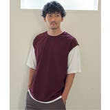 【接触冷感/親子コーデ】速乾COOLフェイクベストTシャツ | ikka | 詳細画像3