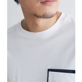 ストライプMIXポケットTシャツ | ikka  | 詳細画像16 