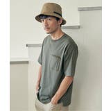 ストライプMIXポケットTシャツ | ikka  | 詳細画像2 