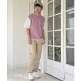 フクレジャカードフェイクベストTシャツ | ikka | 詳細画像7
