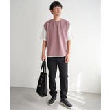フクレジャカードフェイクベストTシャツ | ikka | 詳細画像11