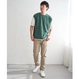 フクレジャカードフェイクベストTシャツ | ikka | 詳細画像14