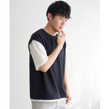 フクレジャカードフェイクベストTシャツ | ikka | 詳細画像18