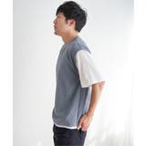 フクレジャカードフェイクベストTシャツ | ikka | 詳細画像24