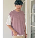 フクレジャカードフェイクベストTシャツ | ikka | 詳細画像2
