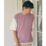 フクレジャカードフェイクベストTシャツ | ikka | 詳細画像3
