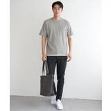 【雑誌MonoMax5月号掲載】メランジワッフルポケ付きフェイクTシャツ | ikka | 詳細画像12