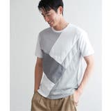 【親子おそろい】ブロックスポンチ斜め切り替えTシャツ | ikka | 詳細画像7