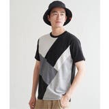 【親子おそろい】ブロックスポンチ斜め切り替えTシャツ | ikka | 詳細画像10