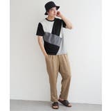 【親子おそろい】ブロックスポンチ斜め切り替えTシャツ | ikka | 詳細画像12