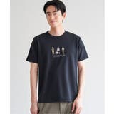 ポンチスリーメン刺繍Tシャツ | ikka | 詳細画像13