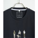 ポンチスリーメン刺繍Tシャツ | ikka | 詳細画像16