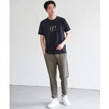 ポンチスリーメン刺繍Tシャツ | ikka | 詳細画像3