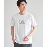 ポンチスリーメン刺繍Tシャツ | ikka | 詳細画像5