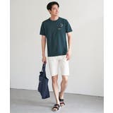 【親子おそろい】ポンチメガネ刺繍ポケットTシャツ | ikka | 詳細画像13
