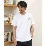 【親子おそろい】ポンチメガネ刺繍ポケットTシャツ | ikka | 詳細画像2