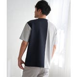 フクレジャカードワッフル切り替えTシャツ | ikka | 詳細画像18