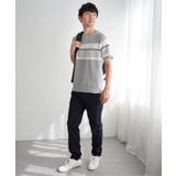 リップルパネルボーダーTシャツ | ikka | 詳細画像10
