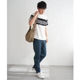 リップルパネルボーダーTシャツ | ikka | 詳細画像13